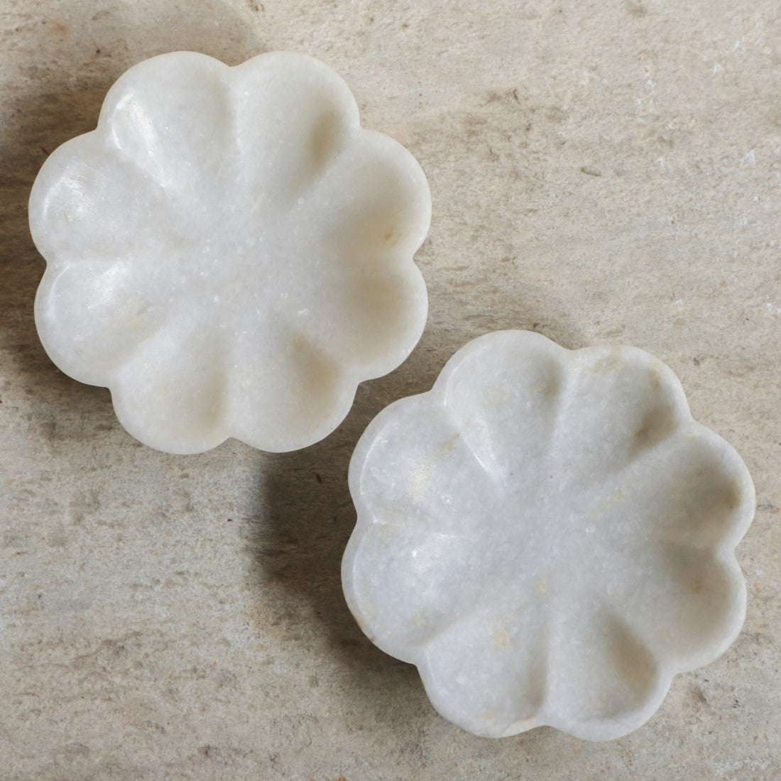 Geranium Marble Plate (Set of 2)